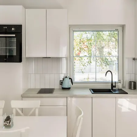 Comfortable House With A Terrace, Sauna, Jacuzzi Hébergement de vacances Niechorze